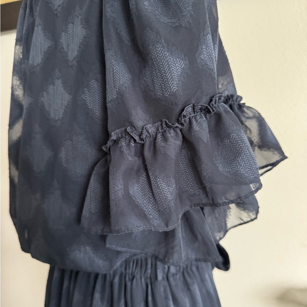 Ramy Brook Asya Maxi Dress NWT $545  in Navy Medium Retail $545 - Picture 8 of 9